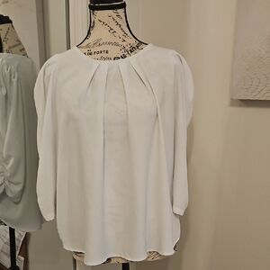 Chic White Women's Blouse